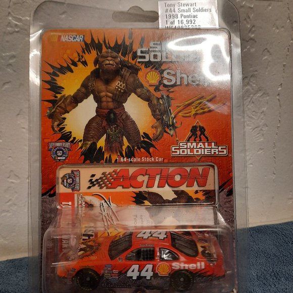 90s Nascar Tony Stewart Small Soldiers #44 98 Pontiac, Limited Ed, 1/64 Diecast - Picture 1 of 11